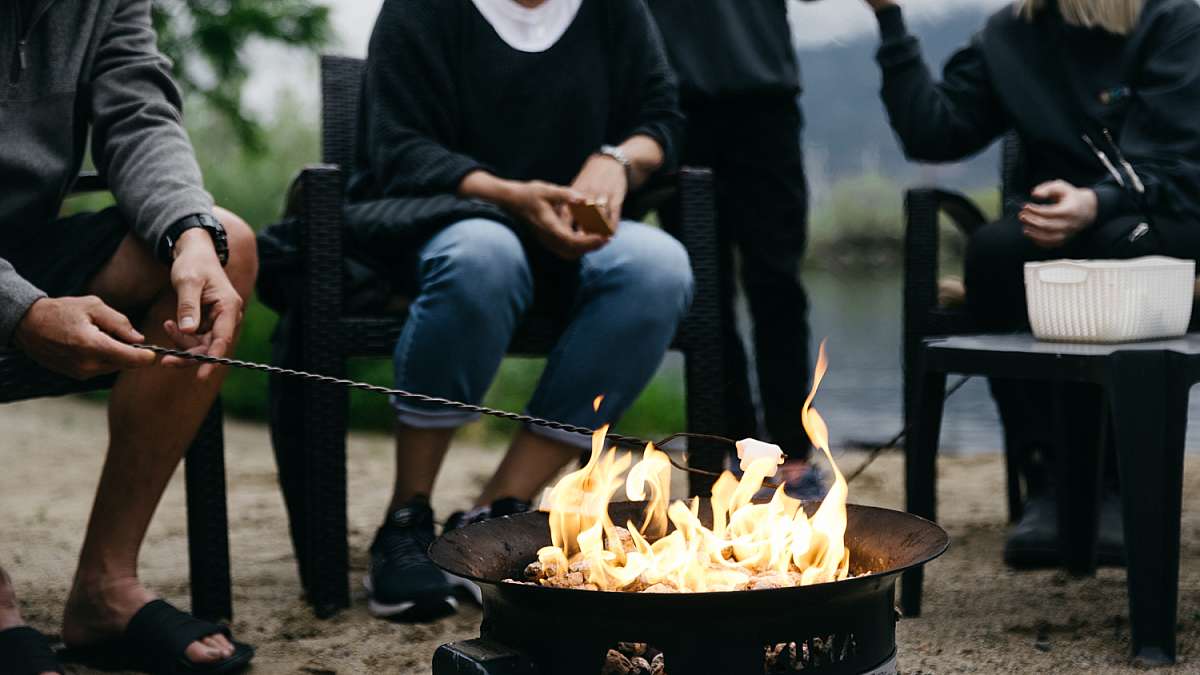 Campfire and S'mores